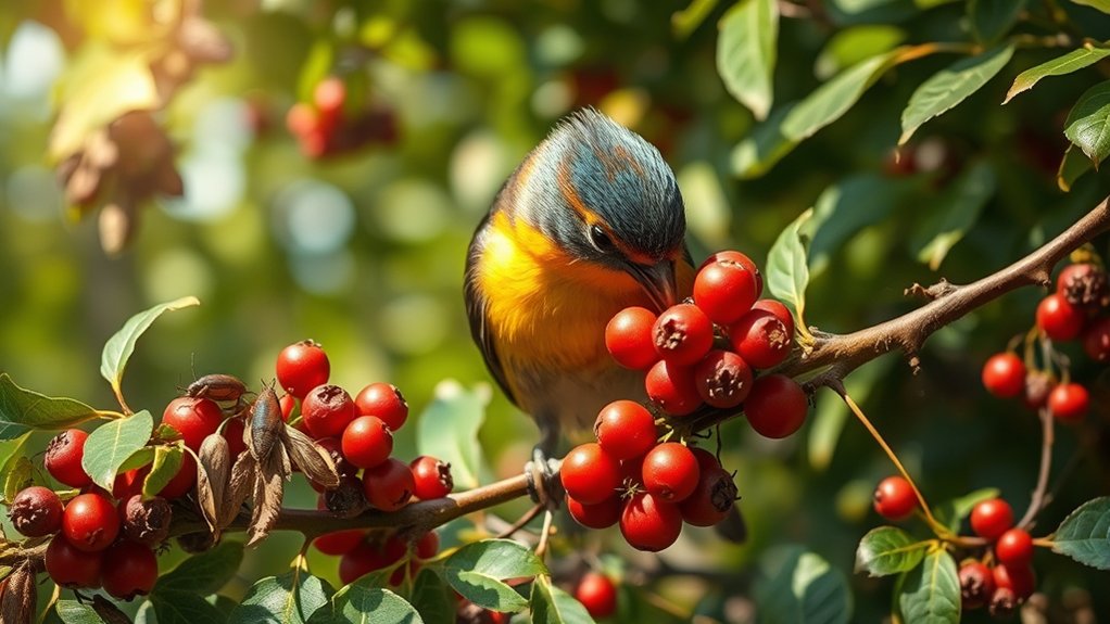 bird diets vary with needs