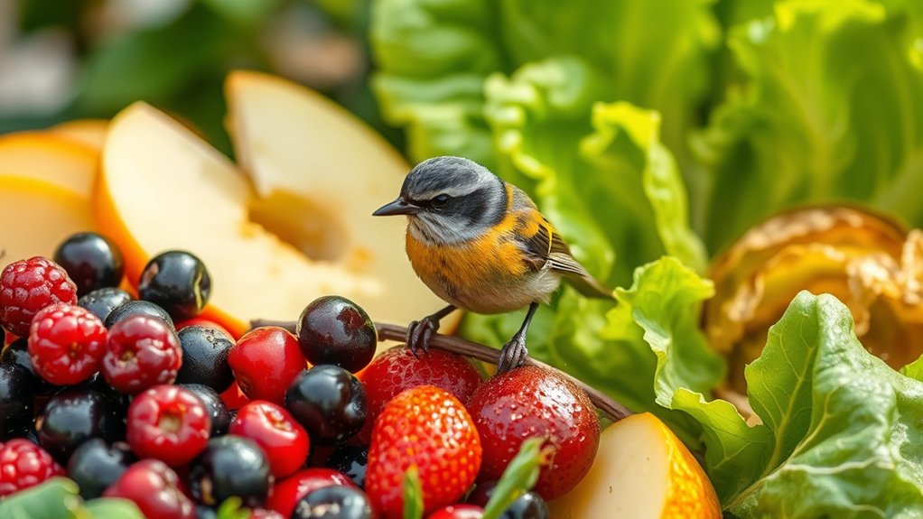 healthy fruits and vegetables