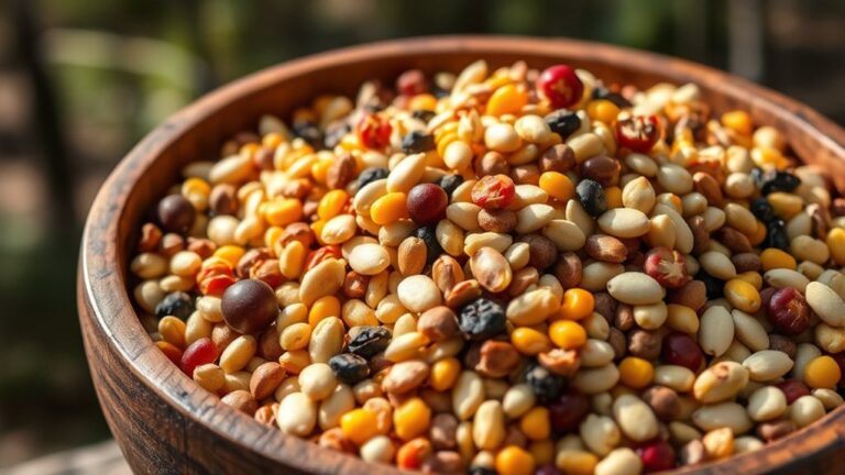 ingredients of bird food