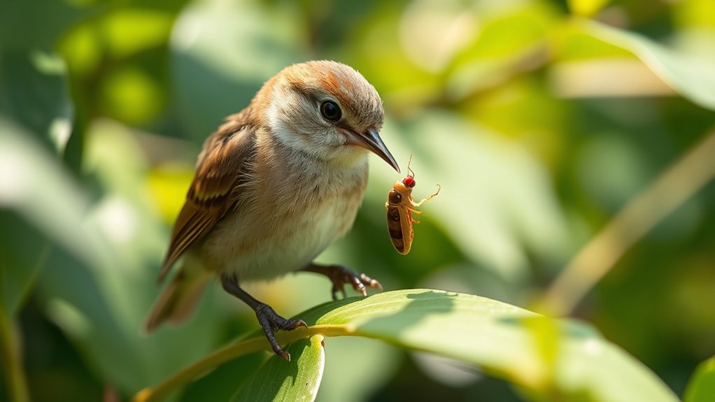 insects and seeds provide protein